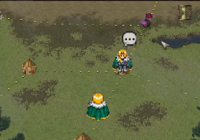 Dragon Force II gameplay screenshot on Saturn