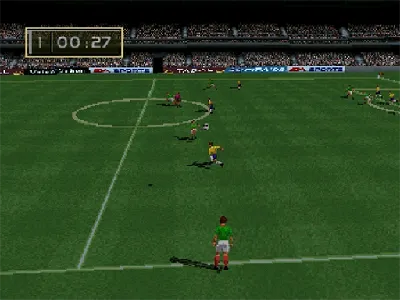 FIFA Soccer 96 gameplay screenshot on Saturn