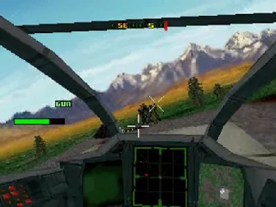 Firestorm: ThunderHawk 2 gameplay screenshot on Saturn