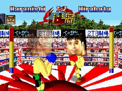 Funky Head Boxers gameplay screenshot on Saturn