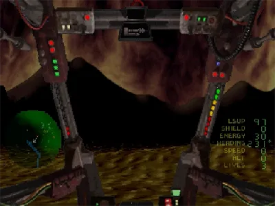 Ghen War gameplay screenshot on Saturn