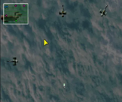 Gotha gameplay screenshot on Saturn