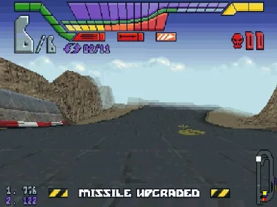Hi-Octane gameplay screenshot on Saturn