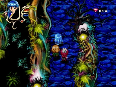 Magic Knight Rayearth gameplay screenshot on Saturn
