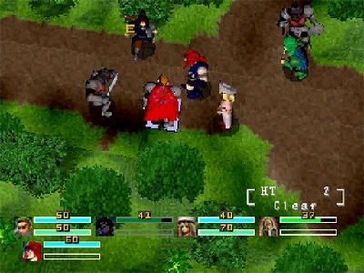 Mystaria: The Realms of Lore gameplay screenshot on Saturn