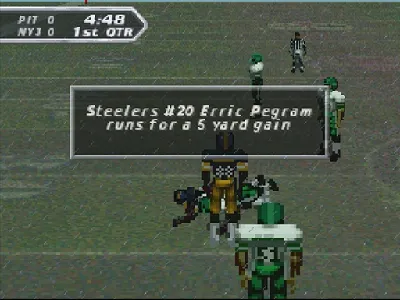 NFL Quarterback Club 97 gameplay screenshot on Saturn