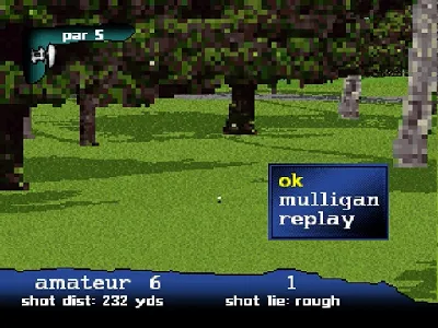 PGA Tour 97 gameplay screenshot on Saturn