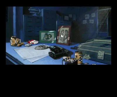 Policenauts gameplay screenshot on Saturn