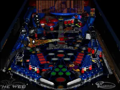 Pro Pinball: The Web gameplay screenshot on Saturn