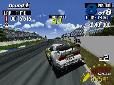 Sega Touring Car Championship gameplay screenshot on Saturn