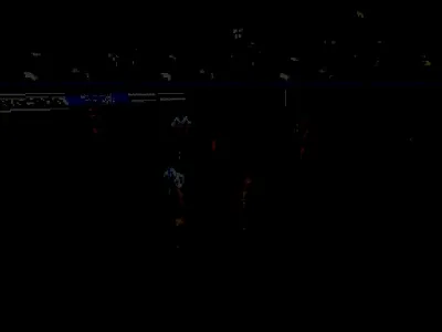 Sega Worldwide Soccer '97 gameplay screenshot on Saturn