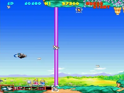 Sexy Parodius gameplay screenshot on Saturn