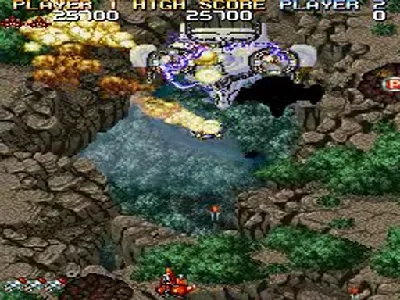 Shienryu gameplay screenshot on Saturn