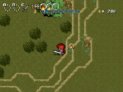 Shining Wisdom gameplay screenshot on Saturn