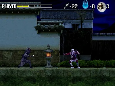 Shinobi Legions gameplay screenshot on Saturn