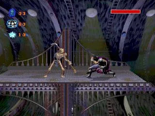 Skeleton Warriors gameplay screenshot on Saturn
