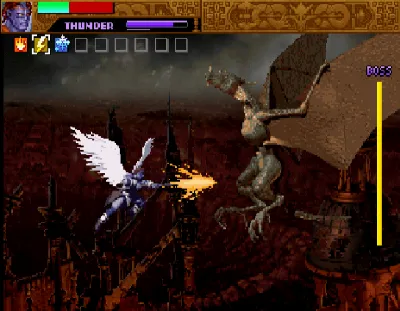 Sol Divide gameplay screenshot on Saturn