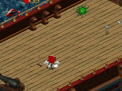 Spot Goes To Hollywood gameplay screenshot on Saturn