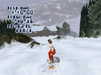 Steep Slope Sliders gameplay screenshot on Saturn
