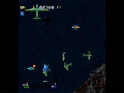 Strikers 1945 II gameplay screenshot on Saturn
