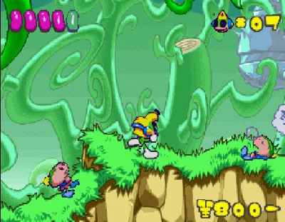 Super Tempo gameplay screenshot on Saturn