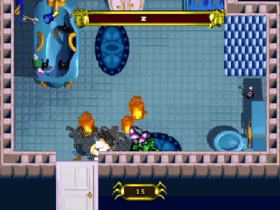 Swagman gameplay screenshot on Saturn