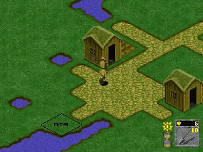 The Horde gameplay screenshot on Saturn