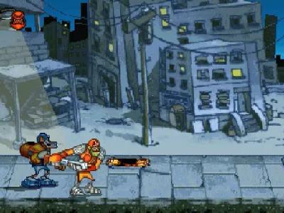 Three Dirty Dwarves gameplay screenshot on Saturn