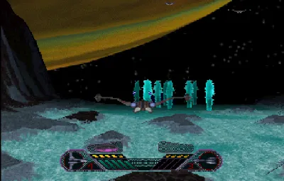 Titan Wars gameplay screenshot on Saturn