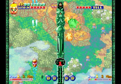 Twinkle Star Sprites gameplay screenshot on Saturn