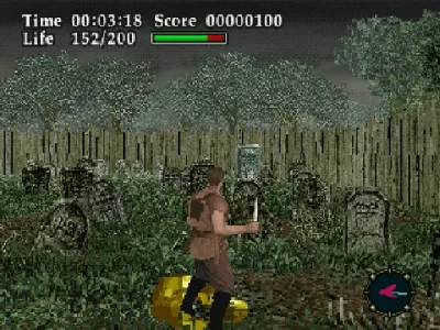 Virtual Hydlide gameplay screenshot on Saturn