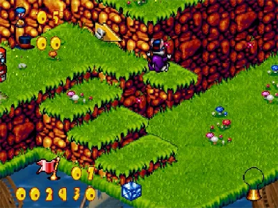 Whizz gameplay screenshot on Saturn