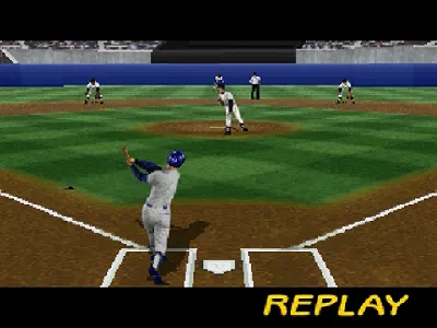 World Series Baseball gameplay screenshot on Saturn