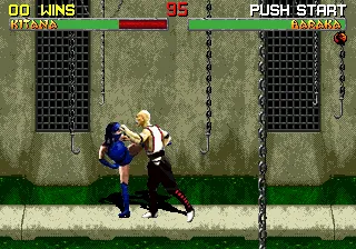 Mortal Kombat II gameplay screenshot on 32X