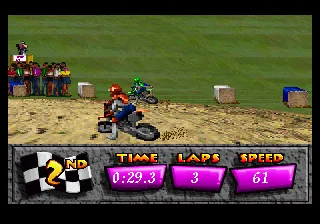 Motocross Championship gameplay screenshot on 32X