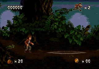 Pitfall: The Mayan Adventure gameplay screenshot on 32X