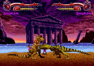 Primal Rage gameplay screenshot on 32X