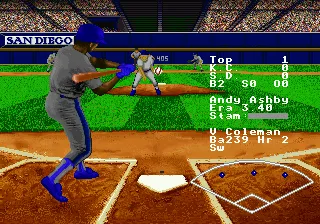 R.B.I. Baseball '95 gameplay screenshot on 32X