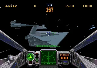 Star Wars Arcade gameplay screenshot on 32X