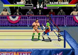 WWF WrestleMania: The Arcade Game gameplay screenshot on 32X