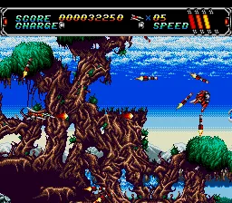 Bari-Arm gameplay screenshot on Sega CD