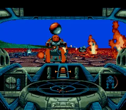 Battlecorps gameplay screenshot on Sega CD
