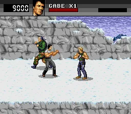 Cliffhanger gameplay screenshot on Sega CD