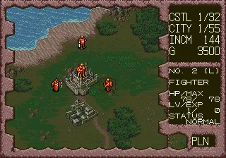 Dark Wizard gameplay screenshot on Sega CD
