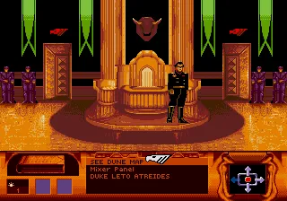 Dune gameplay screenshot on Sega CD