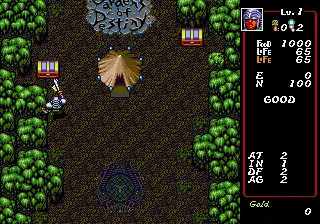 Dungeon Explorer gameplay screenshot on Sega CD