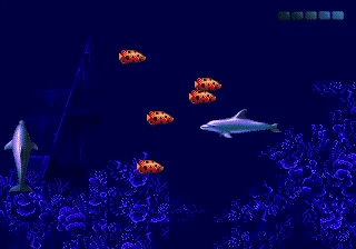 Ecco: The Tides of Time gameplay screenshot on Sega CD