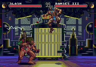 Eternal Champions: Challenge from the Dark Side gameplay screenshot on Sega CD