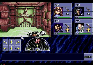 Eye of the Beholder gameplay screenshot on Sega CD