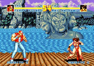 Fatal Fury Special gameplay screenshot on Sega CD